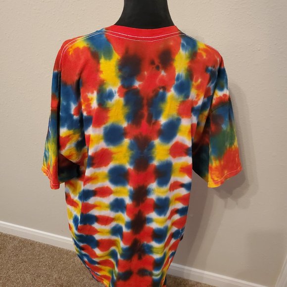 Tie Dye Boho Bohemia unisex  short sleeve T-shirt size 2X.100% cotton. - Picture 4 of 10